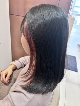 インナーカラー×バイオレットピンク/10代20代30代40代