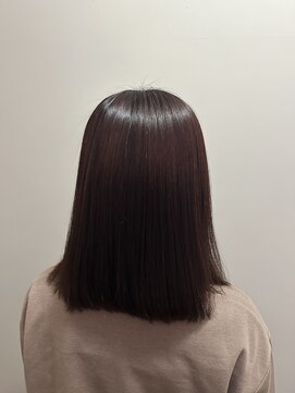 ヘアーショップ オズ(hair shop oz) wine red