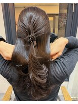 ソイ(soi)&nbsp;深みチョコレートカラー×レイヤースタイル