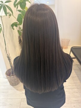 セウバイステラ(Ceu by STELLA) グレージュカラーロングストレート