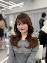 アマトウキョウスマートサロン(AMA TOKYO×Smart Salon) 韓国スタイル/ナチュラルくびれヘア_くびれ巻き_透明感カラー