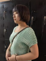 ヘアーアイストゥーレ(HAIR ICI TRE) ミニボブぷつっとカット似合わせカットイメチェン髪質改善