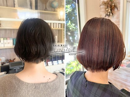 アンレーブ ヘア メイクの写真