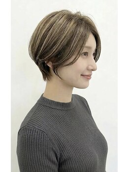 プログレス 中野店(PROGRESS)の写真/[カット×カラー×TR￥8800]白髪ぼかしで白髪染めを卒業!オイルカラーで明るめの色に◎[中野/髪質改善]