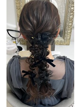 アチーブ エムプラス 茶屋町店(Achieve m +)の写真/【梅田・茶屋町】ヘアセット＆着付け受付中★★ヘアセットは≪Achieve≫にお任せください！