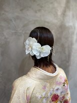 クレエ ヘアー デザイン(creer hair design)&nbsp;アップスタイルヘアセットヘアアレンジ春ヘアーハーフアップ