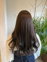フゥカ 売市店(fuka)&nbsp;オリーブグレージュ×ロングレイヤー×八戸美容室