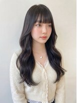 リコ ヘアアンドリラクゼーション 一宮店(LICO HAIR&RELAXATION)&nbsp;暗髪ロング巻き髪　髪質改善/ロング/カラー/前髪/一宮
