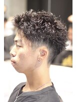 キングスマントーキョー カットクラブ 中野(KINGSMAN TOKYO CUTCLUB)&nbsp;ニュアンスパーマ/ツイストスパイラル/フェード[中野/MEN'S]