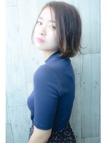 ラウンジ モリオ イケブクロ(Lounge MORIO Ikebukuro) 【morio池袋】シンプルなこなれボブ