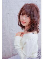 アース 北浦和店(HAIR&MAKE EARTH)&nbsp;ハイナチュラルなミディアムボブ
