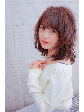 アース 北浦和店(HAIR&MAKE EARTH) ハイナチュラルなミディアムボブ