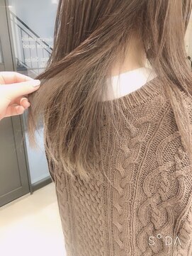 フィゼル 福島店(fizelle) ベージュインナーカラー＊いけもとみお