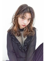 ガーランドウメダ(Garland umeda)&nbsp;リラックスウェーブ＿セミロング＿000354