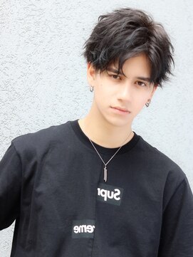 ネイビー(NAVY) スリークセンターパート