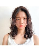 クーラ(Cura)&nbsp;*無造作巻き風ニュアンスパーマ・アッシュブラウン