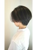 大人可愛い20代30代40代ボブショート黒髪オシャレショート
