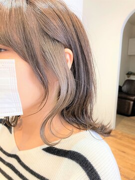 ラニハナクドウ(lanihana.kudo) +＊～シルバーグレージュwithインナーカラー～＊+