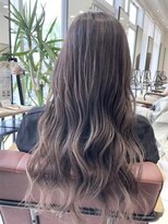 クアトログランシュ ひたちなか店(QUATRO×GranCieux)&nbsp;シークレットハイライト×ピンクベージュ