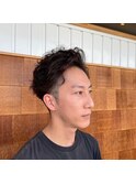2wayバングの爽やかパーマスタイル