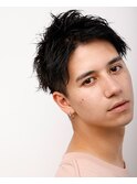 20代コンマヘアビジネスかき上げツイストパーマショートレイヤー