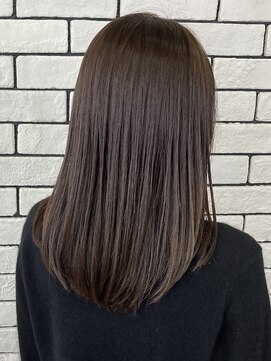 オレンジドロップ 長岡駅店(orange drop) 20代30代30代グレージュ髪質改善カラー透明感ロング