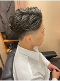 ビジネス必勝パーマ 新橋 理容室 床屋 日比谷 ヒロ銀座
