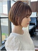 30代40代50代◎大人ナチュラルレイヤーショートボブ 表参道 橋本