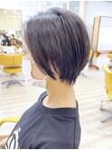 【morio成増/児玉】黒髪　丸みショート　冬