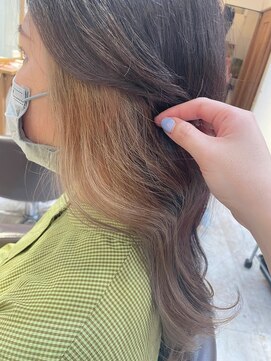アレンヘアー 京橋店(ALLEN hair) インナーカラー/イヤリングカラー/インナーベージュ