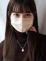 【白川】20代30代40代ぱっつん前髪ダークグレージュ23.5.14