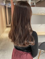 コフィー バイ メルト 吉祥寺(cofy by melt)&nbsp;【松本咲花】韓国風ウェーブロングレイヤーチョコレートブラウン