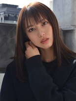 シーン(SCENE)&nbsp;ストレート　ベージュカラー　透明感　艶カラー【天神/今泉】