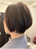 ladie's ショートボブ×グレージュ