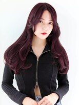 ヘアサロン ガリカ 表参道(hair salon Gallica)&nbsp;色っぽ艶髪ラベンダー/顔まわりレイヤー/ブリーチなし