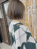 バンビ プライベート サロン(Bambi private salon) 切りっぱなしレイヤーボブ*オリーブベージュカラー*Bambi松平愛