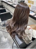 透明感のあるブラウンんカラー