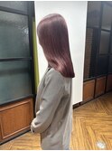 【ブリーチ１回】暖色で可愛いラベンダーピンクカラー