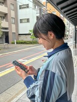 クルー(Creww KYOTO) 耳掛けもすっきり収まる丸みショート