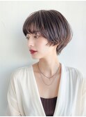 【美人度アップ】白髪染め×ミニマルボブ