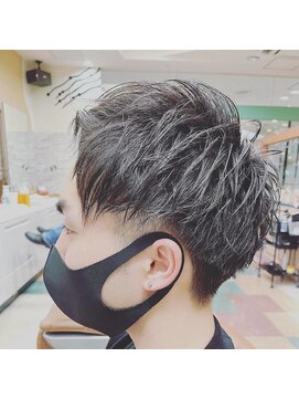 アポロカットステージ 相模大野店 アップバング/ツーブロックマッシュ<理容室>[メンズ/相模大野]