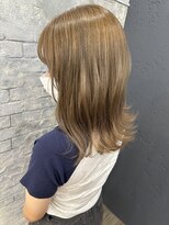 プライズ アイリス 池袋東口店(prize Iris) ミルクティーベージュ透明感カラーダブルカラー