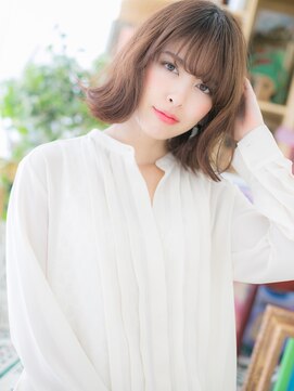 カバーヘアアンドスパ ブリス 浦和(COVER HAIR&SPA bliss) 大人かわいい外ハネアンニュイ外国人風ボブh3浦和20代30代40代
