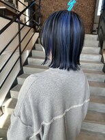 if&nbsp;ブルー/ブラック/インナーカラー/デザインカラー