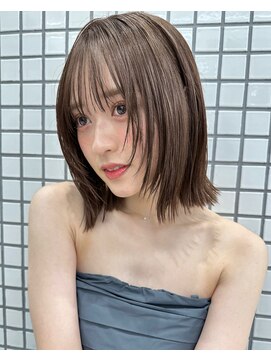 サンドハーツギンザ(sand Hearts ginza) ショートボブ縮毛矯正 10代20代30代40代 外ハネボブ