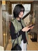 天神 ボブ レイヤーカット ボブパーマ