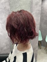 バディ 中野駅前店(BUDDY)&nbsp;くせを活かしたボブ【中野美容室/新中野/東中野/くせ毛カット】