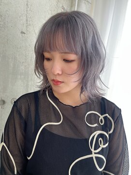 ラニヘアサロン(lani hair salon) ライトシルバーカラー/レイヤーボブ/ボブレイヤー