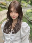 ホワイトグレージュボブウルフ