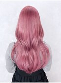 ロング顔周りレイヤー韓国ヘア美髪くびれヘア_ba551802